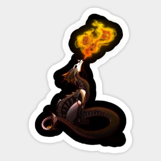 Samhain Dragon Sticker